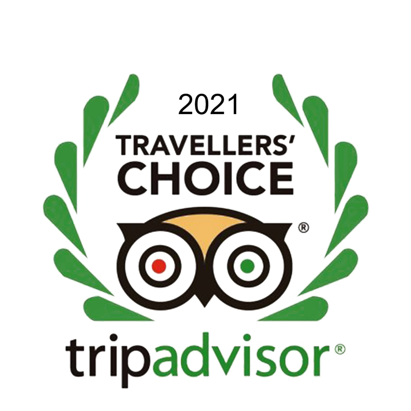 Tripadvisor Certificate of Excellence 2021